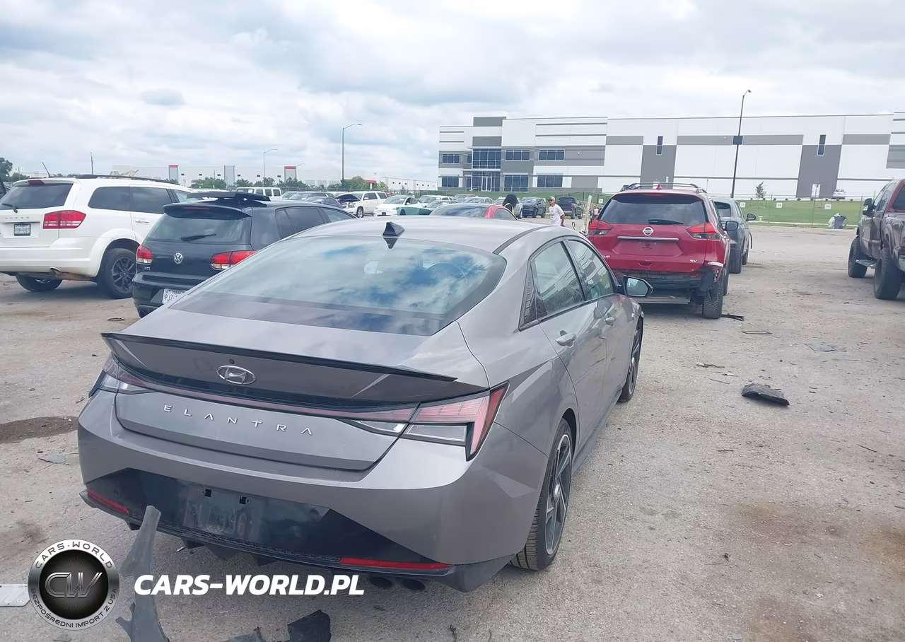 2021 Hyundai Elantra N Line VIN:KMHLR4AFXMU193698 - 4