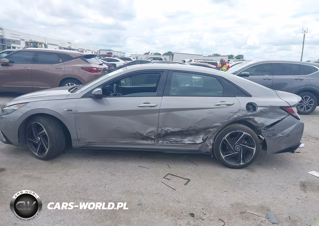 2021 Hyundai Elantra N Line VIN:KMHLR4AFXMU193698 - 6