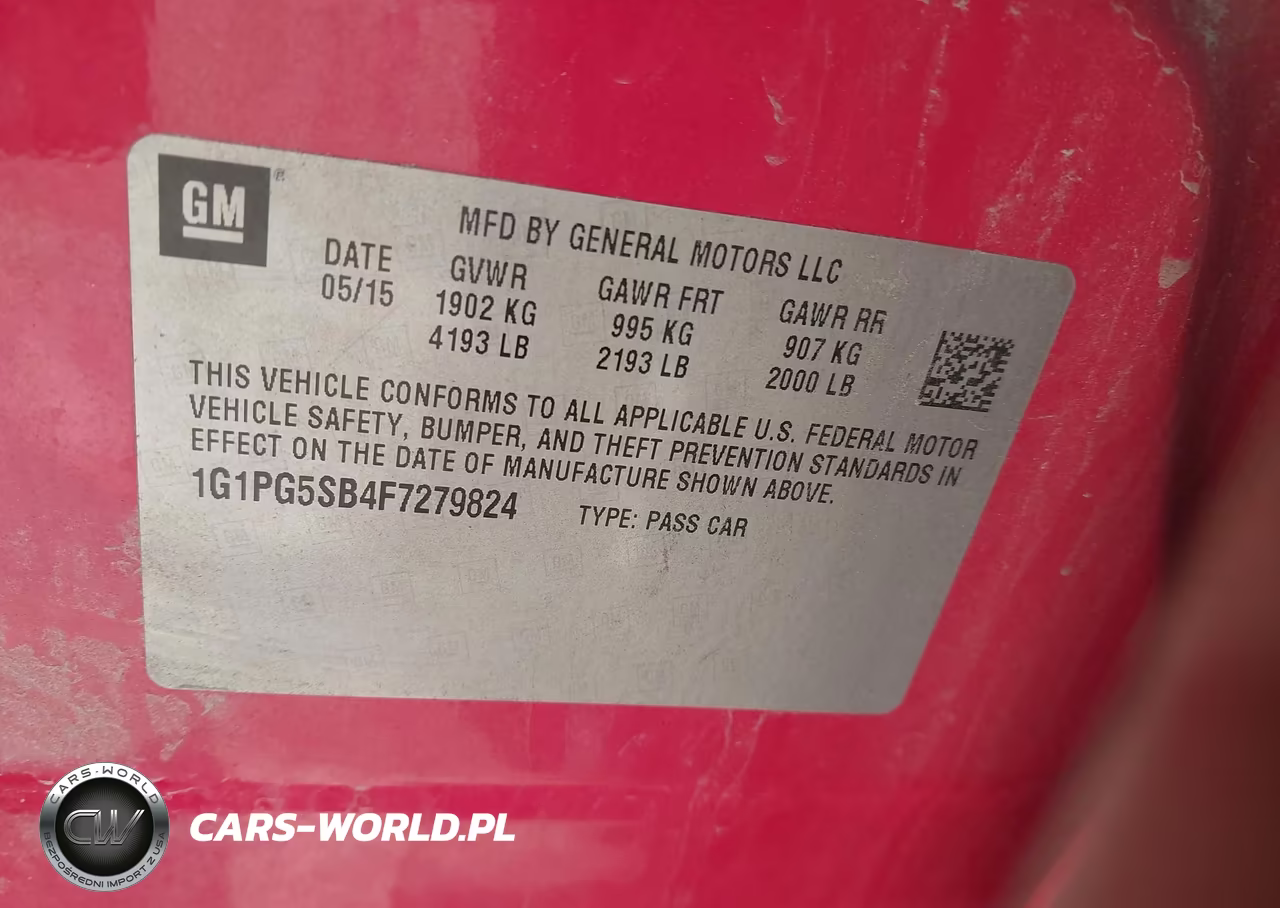 2015 Chevrolet Cruze Ltz VIN:1G1PG5SB4F7279824 - 9