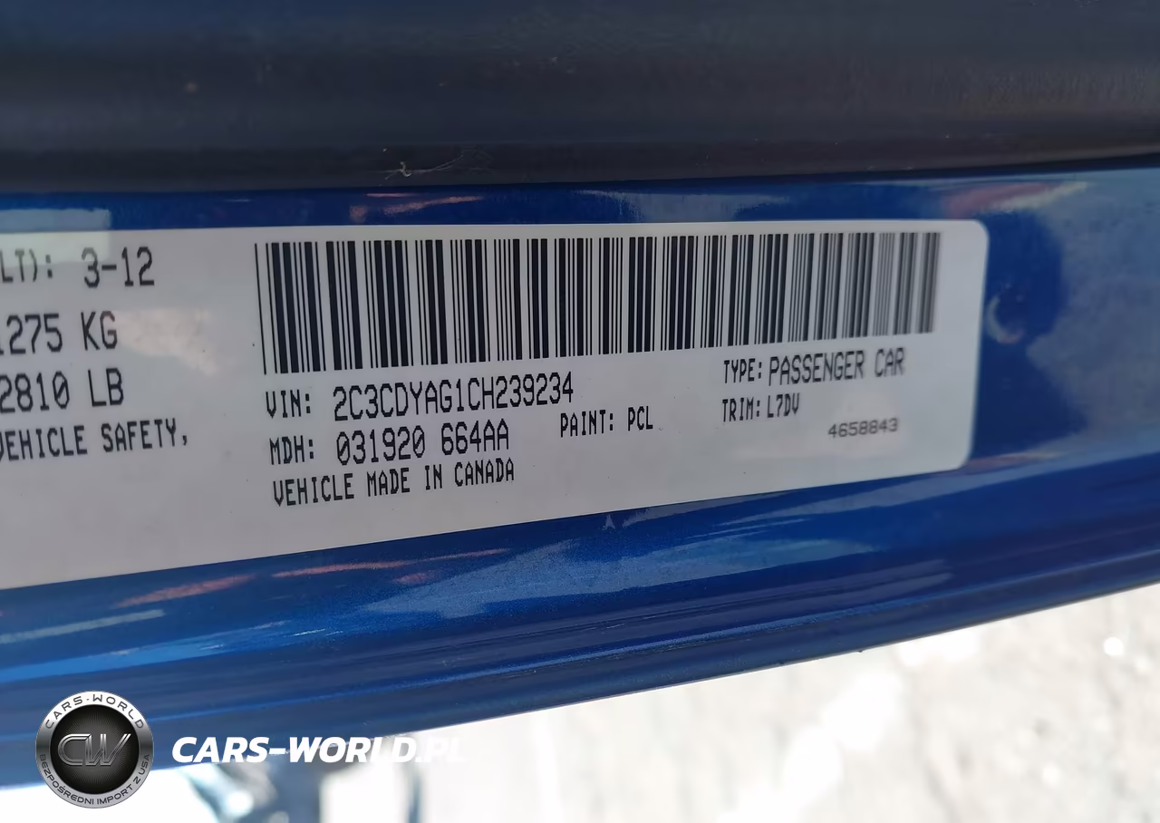 2012 Dodge Challenger Sxt VIN:2C3CDYAG1CH239234 - 9