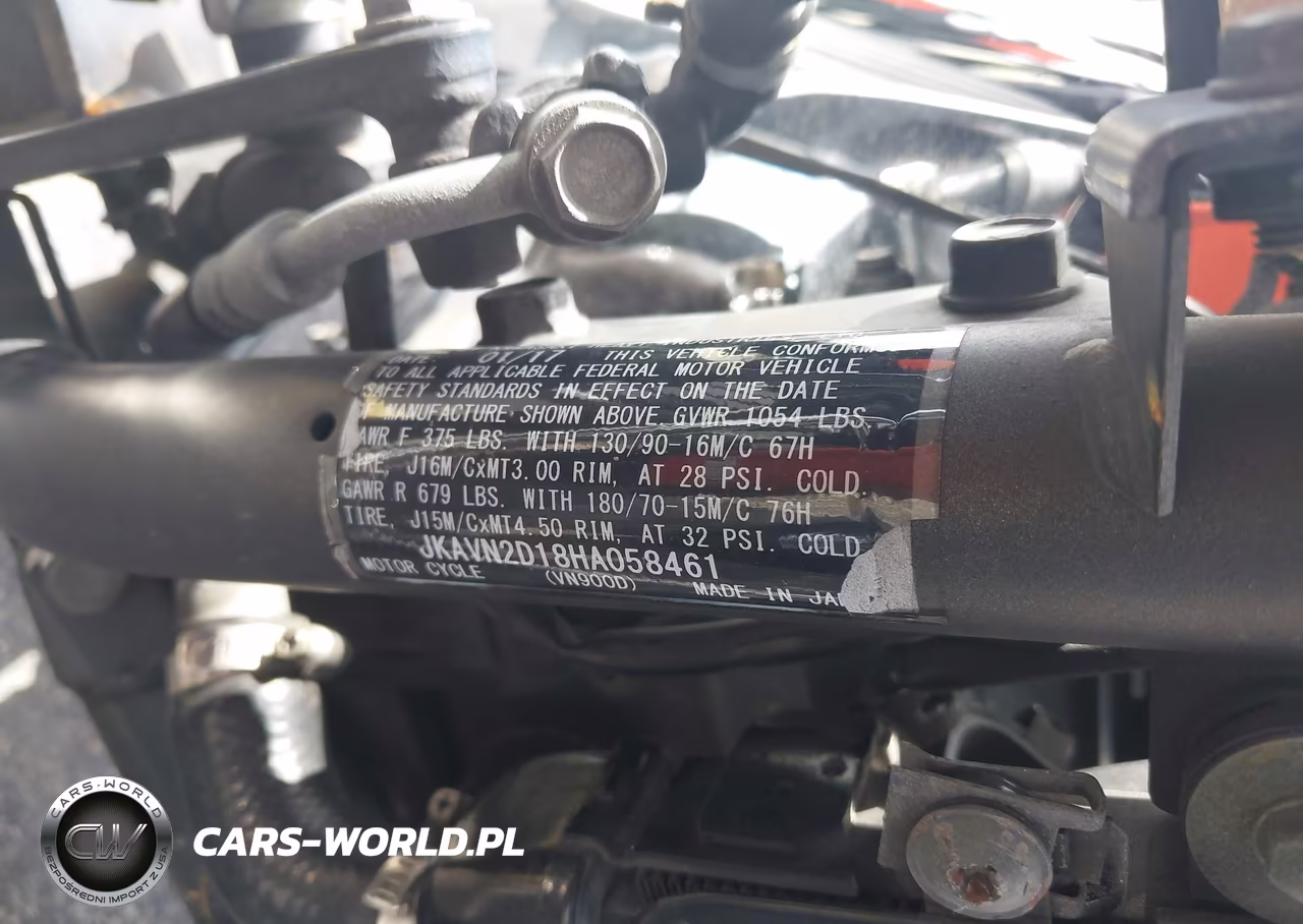 2017 Kawasaki Vn900 D VIN:JKAVN2D18HA058461 - 10
