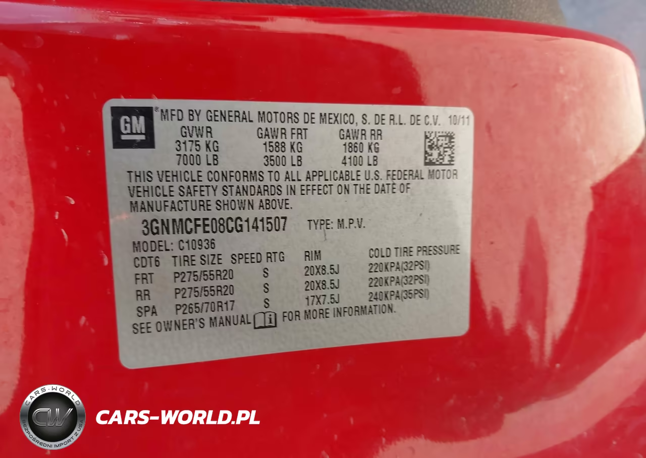 2012 Chevrolet Avalanche Lt VIN:3GNMCFE08CG141507 - 9