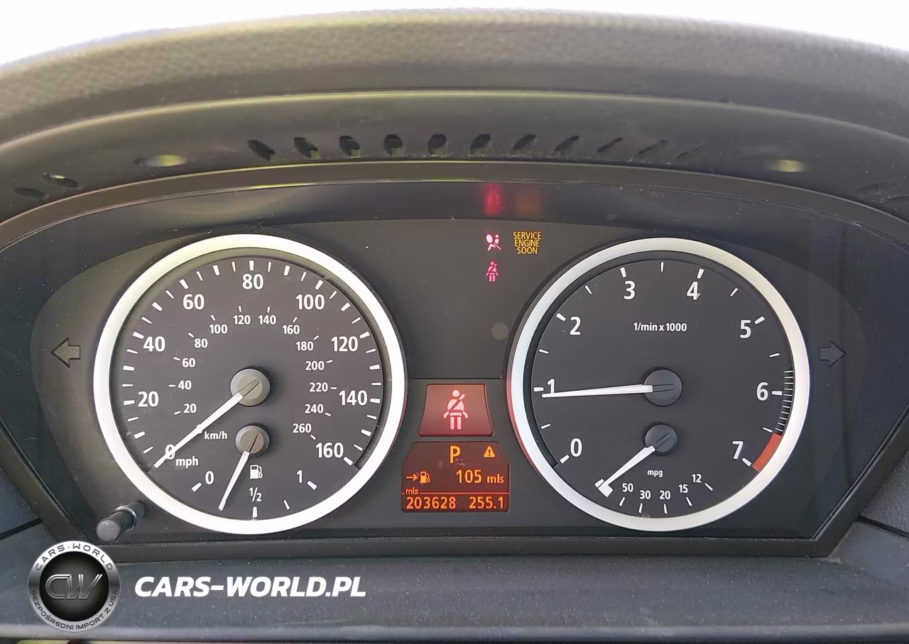 2005 BMW 525I VIN:WBANA53555B857530 - 7