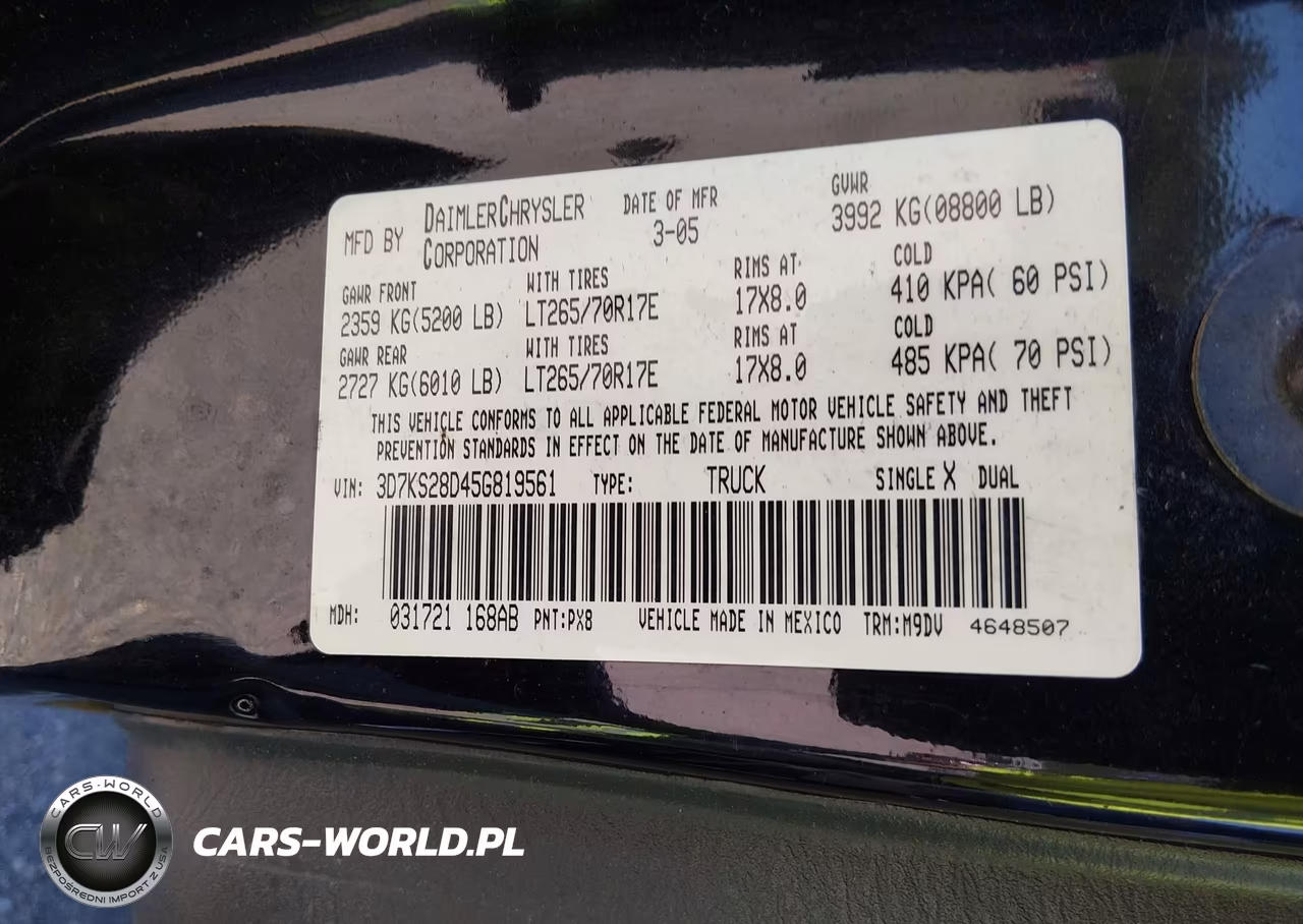 2005 Dodge Ram 2500 Slt-Laramie VIN:3D7KS28D45G819561 - 9