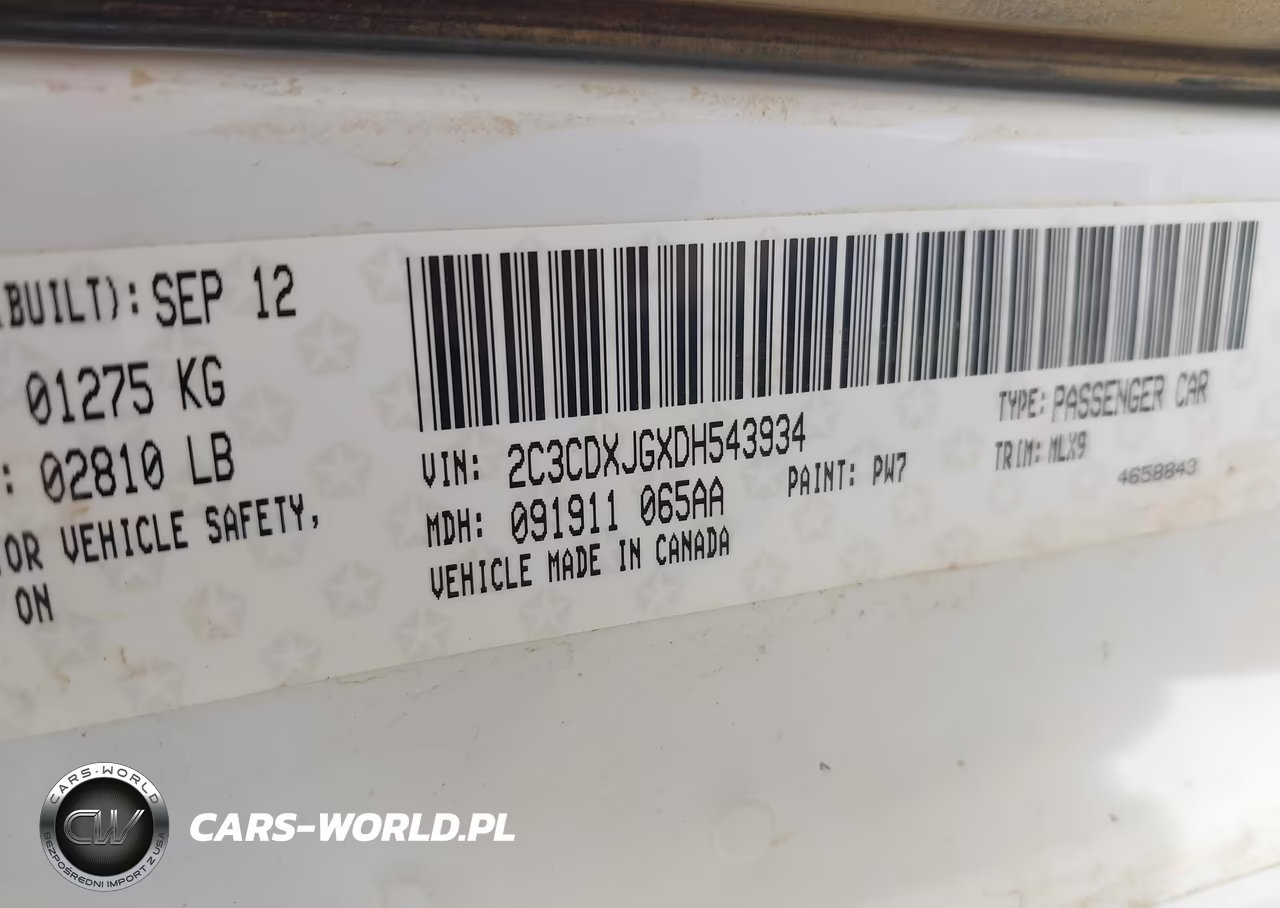 2013 Dodge Charger Sxt Plus VIN:2C3CDXJGXDH543934 - 9
