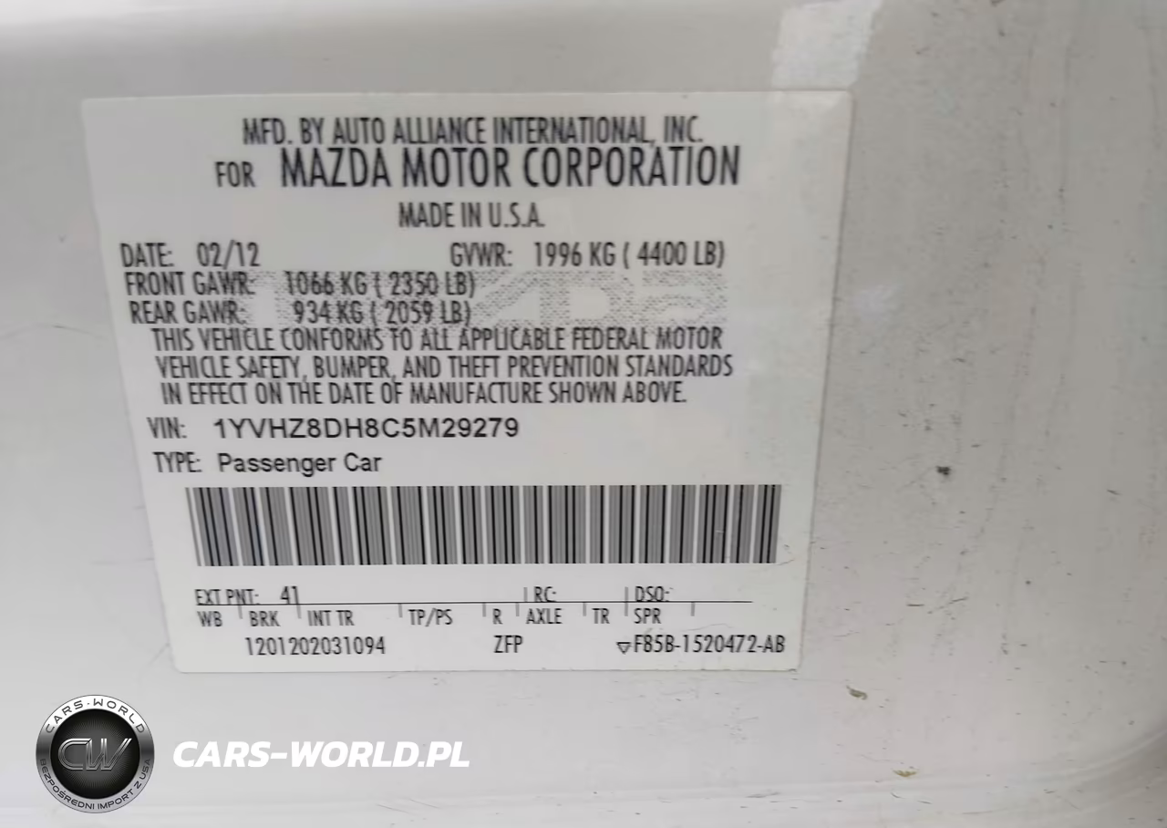 2012 Mazda Mazda6 I Touring VIN:1YVHZ8DH8C5M29279 - 9