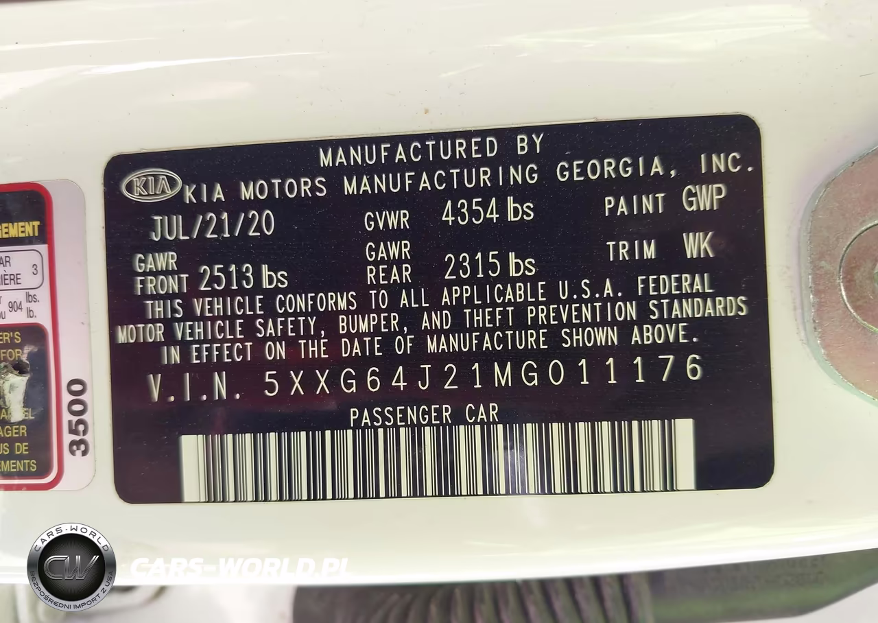 2021 Kia K5 Gt-Line VIN:5XXG64J21MG011176 - 9