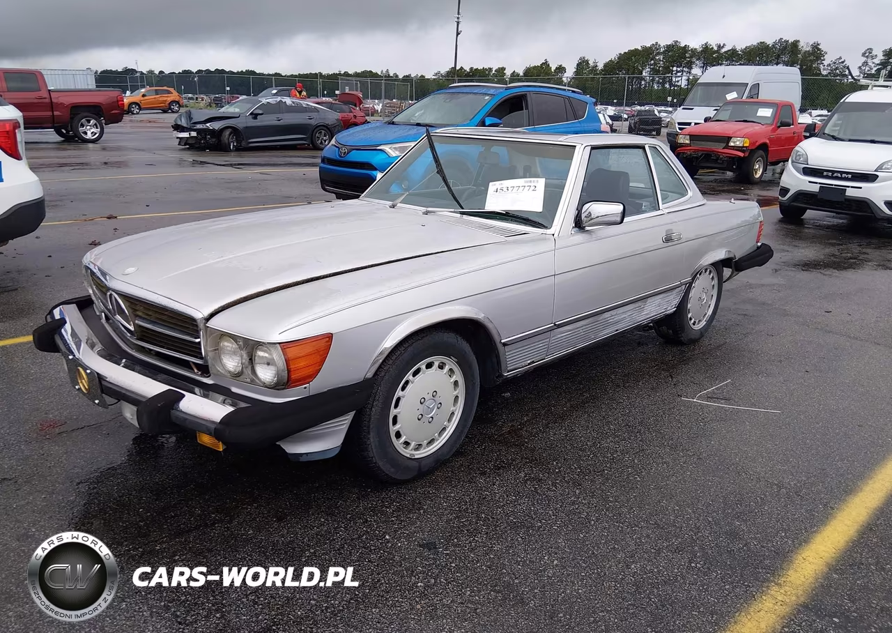 1986 Mercedes-Benz 560 Sl VIN:WDBBA48D6GA042907 - 2