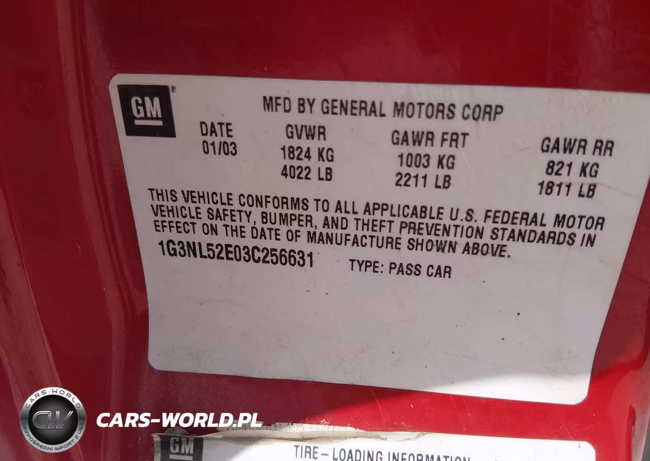 2003 Oldsmobile Alero Gl1 VIN:1G3NL52E03C256631 - 9