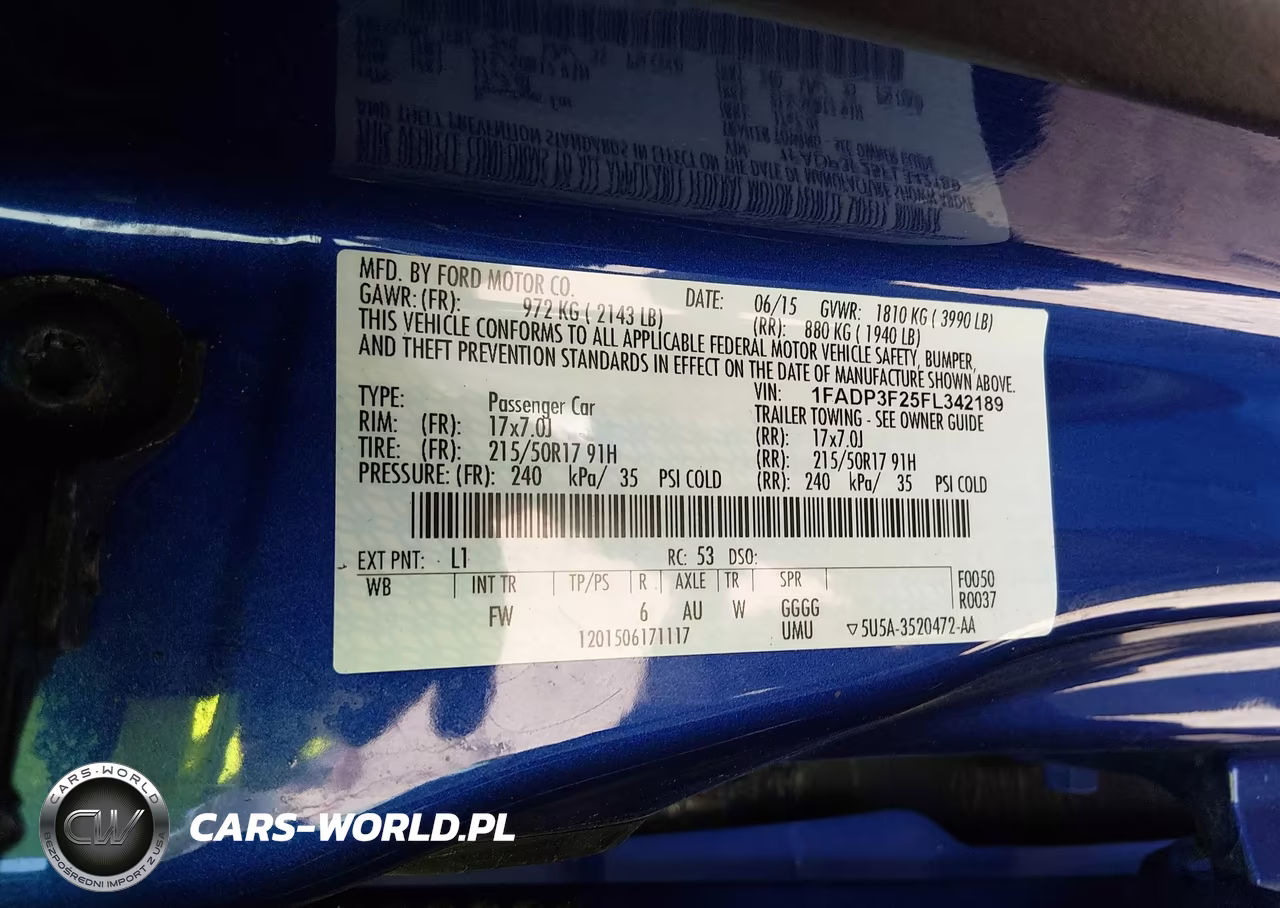 2015 Ford Focus Se VIN:1FADP3F25FL342189 - 9