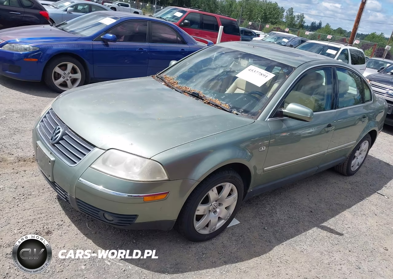 2002 Volkswagen Passat Glx VIN:WVWRH63B72P135826 - 2