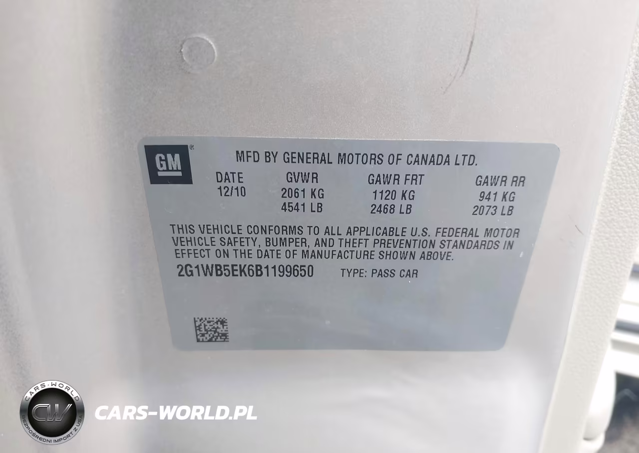 2011 Chevrolet Impala Lt VIN:2G1WB5EK6B1199650 - 9