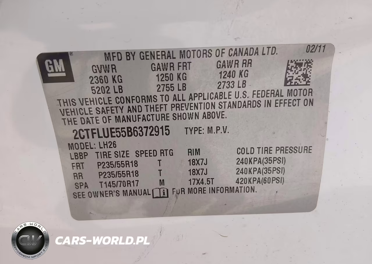 2011 GMC Terrain Slt-1 VIN:2CTFLUE55B6372915 - 9