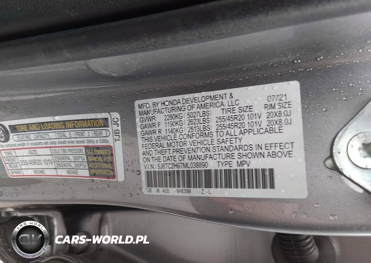 2021 Acura Rdx A-Spec Package VIN:5J8TC2H67ML038890 - 9