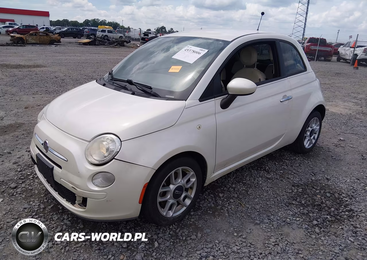 2012 Fiat 500 Pop VIN:3C3CFFAR5CT366088 - 2
