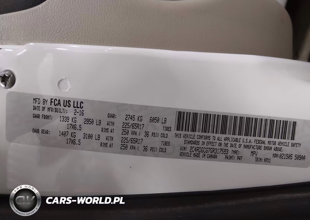 2016 Dodge Grand Caravan Sxt VIN:2C4RDGCG7GR317593 - 9