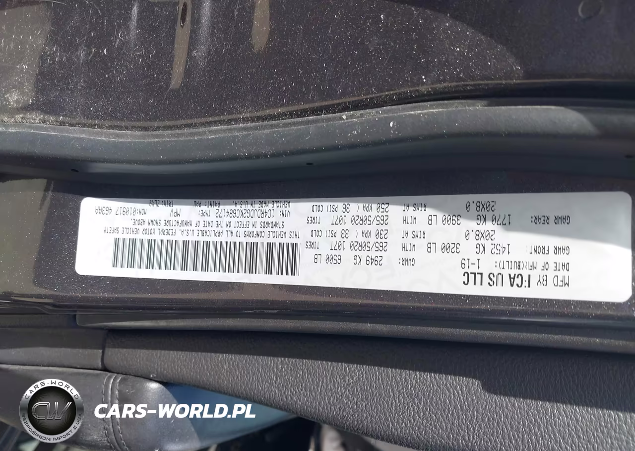2019 Dodge Durango Gt Plus Awd VIN:1C4RDJDG2KC684172 - 9