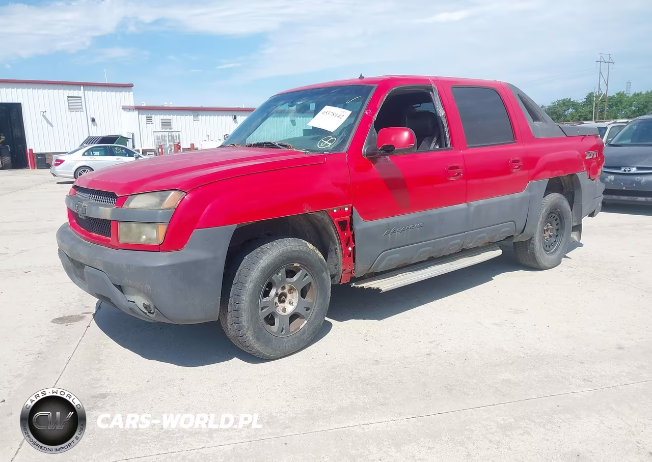 2002 Chevrolet Avalanche 1500 VIN:3GNEK13T82G136118 - 2