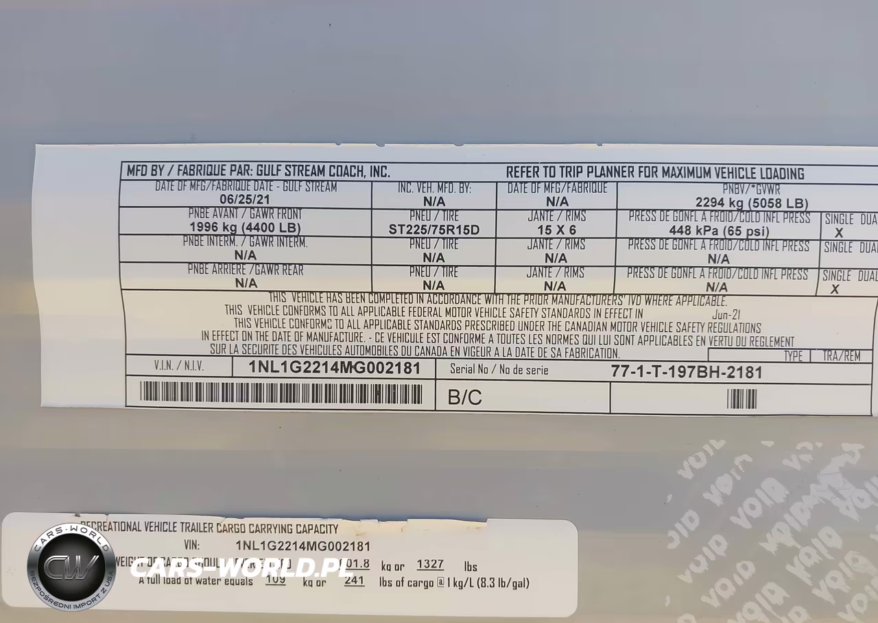 2021 Gulfstream Amerilite 197Bh VIN:1NL1G2214MG002181 - 9