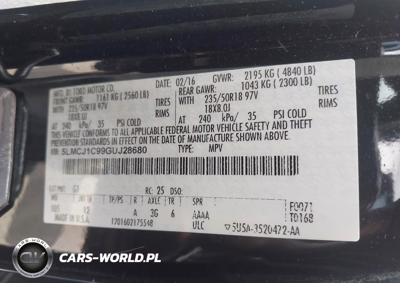 2016 Lincoln Mkc Premier VIN:5LMCJ1C99GUJ28680 - 9