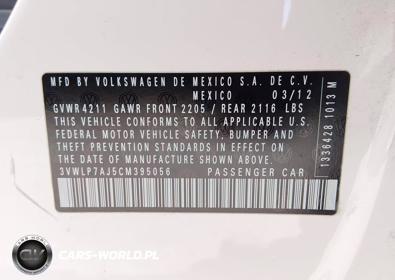 2012 Volkswagen Jetta 2.5L Sel Premium VIN:3VWLP7AJ5CM395056 - 9