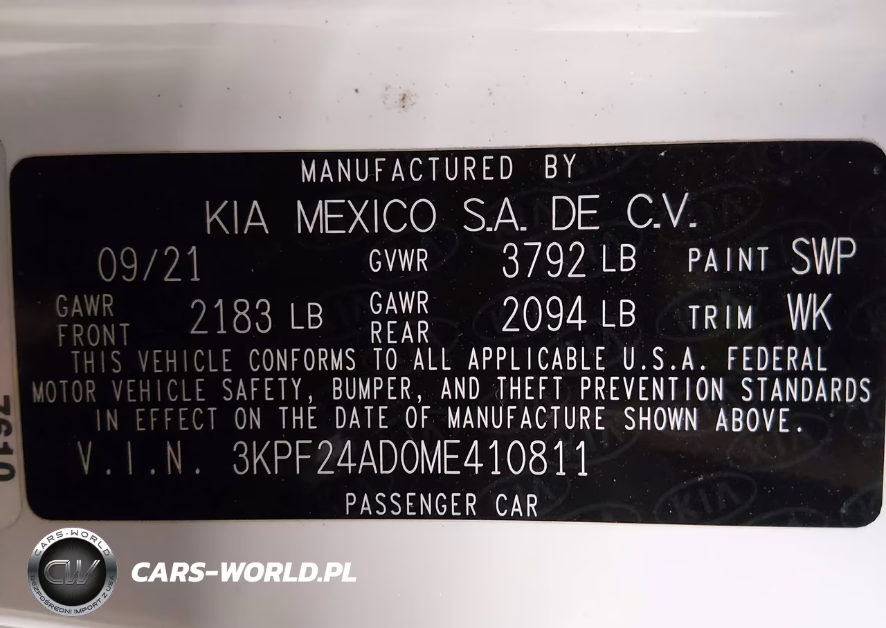 2021 Kia Forte Lxs VIN:3KPF24AD0ME410811 - 9