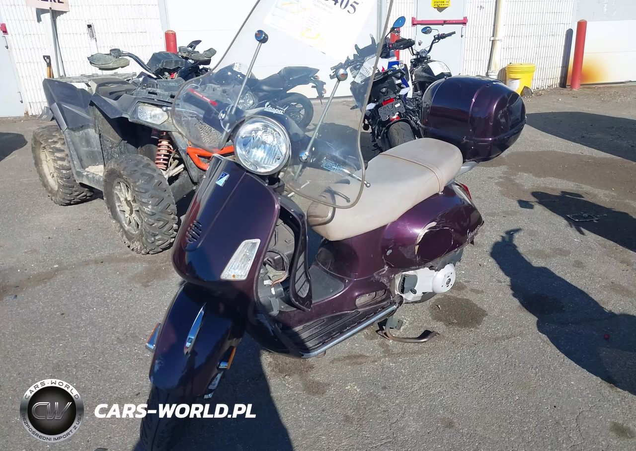 2007 Vespa Granturismo 200 VIN:ZAPM319K175008266 - 2