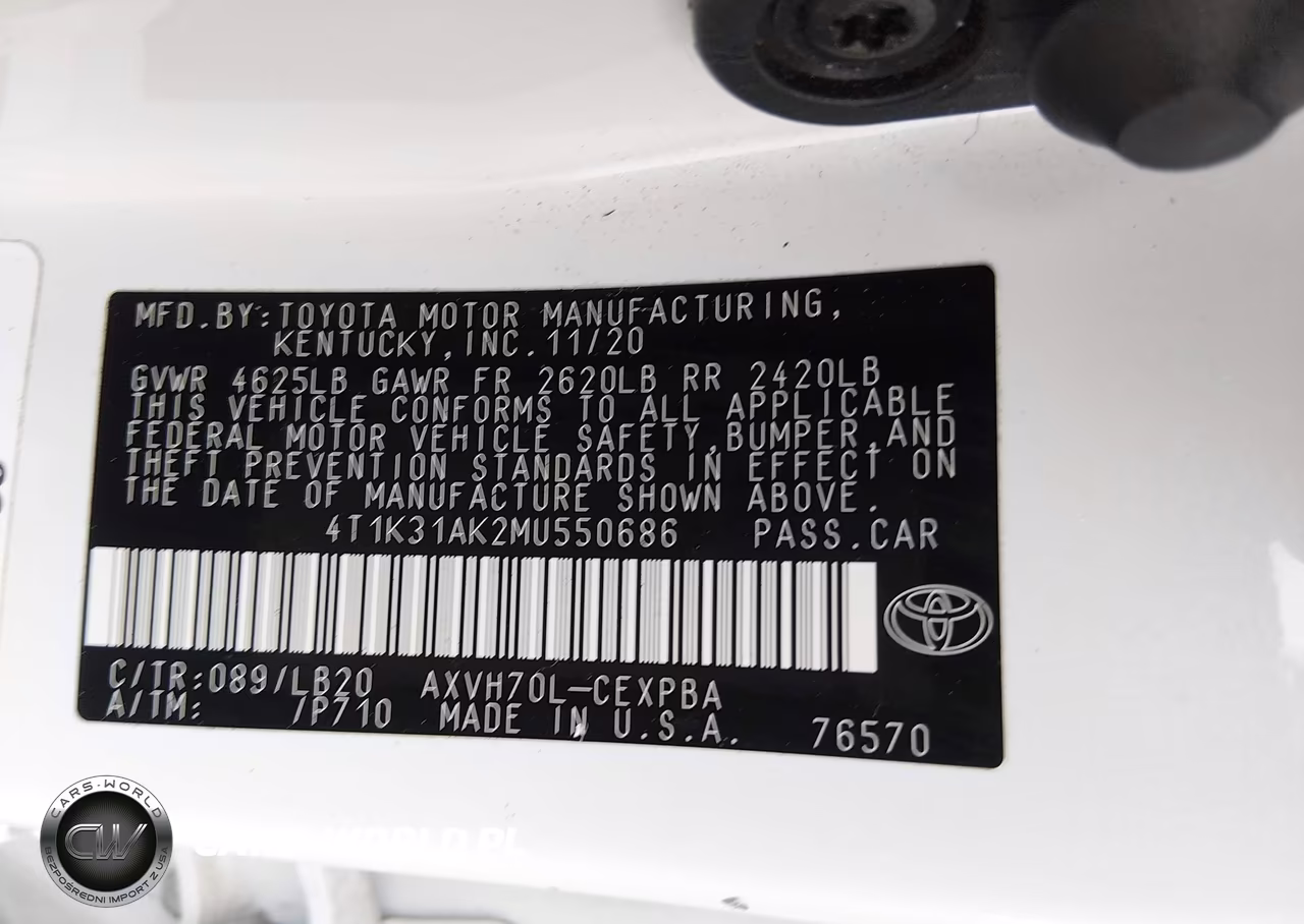2021 Toyota Camry Xse Hybrid VIN:4T1K31AK2MU550686 - 9