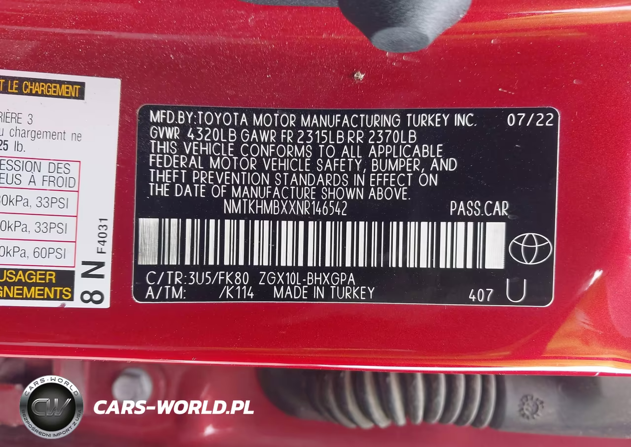 2022 Toyota C-Hr Xle VIN:NMTKHMBXXNR146542 - 9
