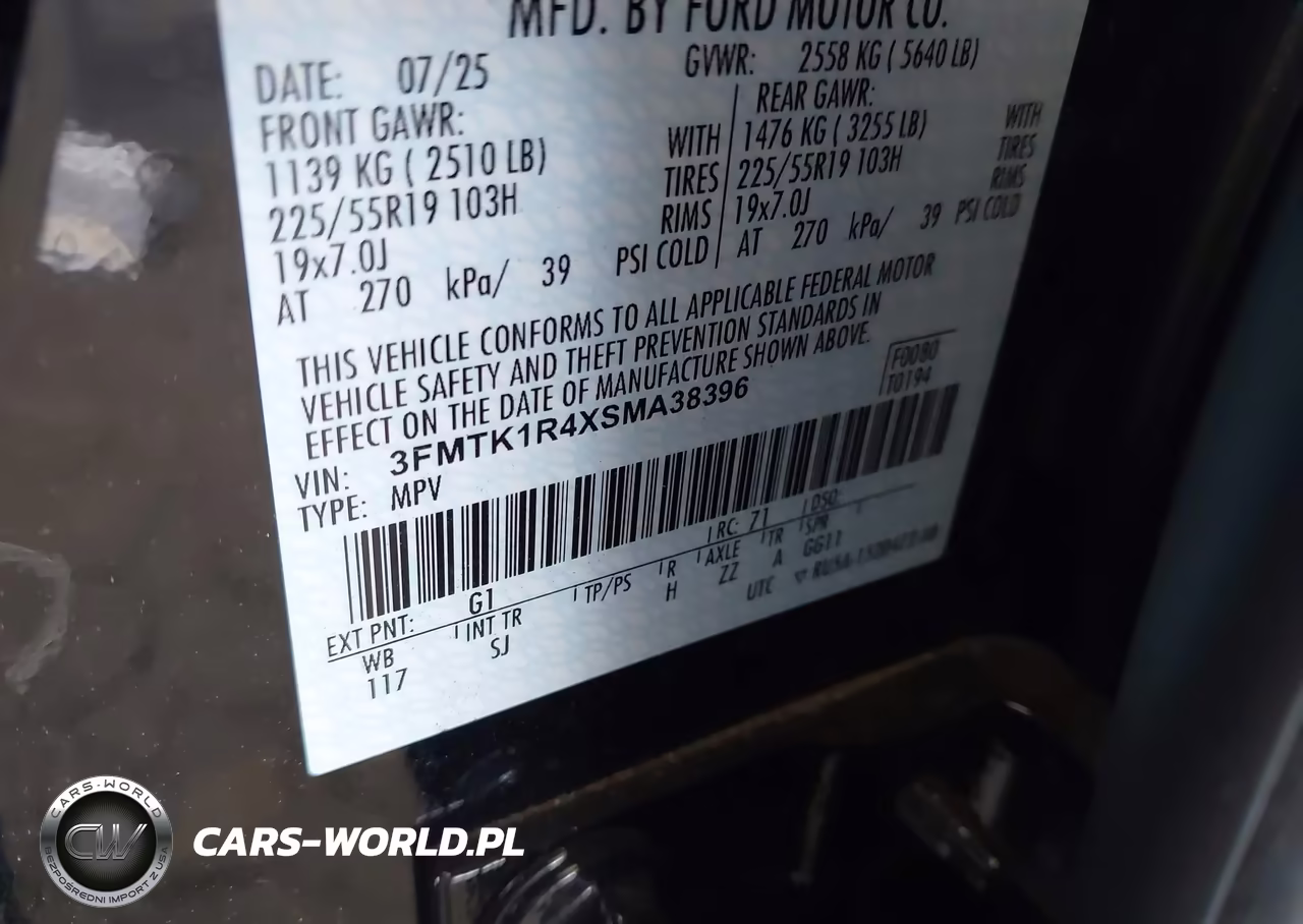 2025 Ford Mustang Mach-E Select VIN:3FMTK1R4XSMA38396 - 9