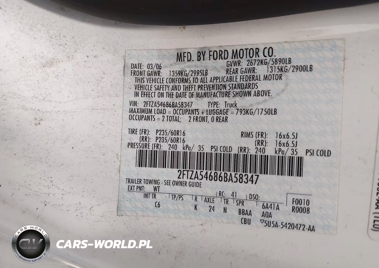 2006 Ford Freestar VIN:2FTZA54686BA58347 - 9