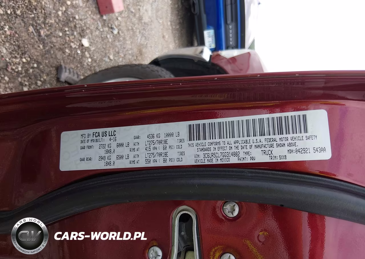 2016 Ram 2500 Tradesman VIN:3C6UR5CL7GG314882 - 9