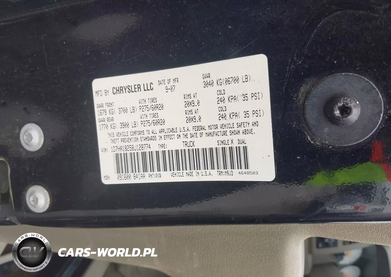 2008 Dodge Ram 1500 Slt VIN:1D7HA18258J128774 - 9