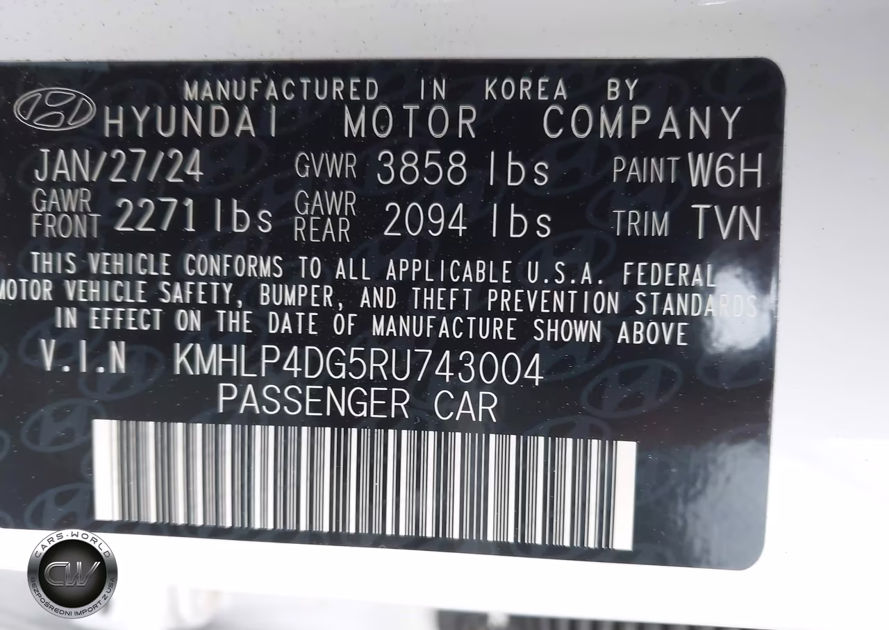 2024 Hyundai Elantra Limited VIN:KMHLP4DG5RU743004 - 9