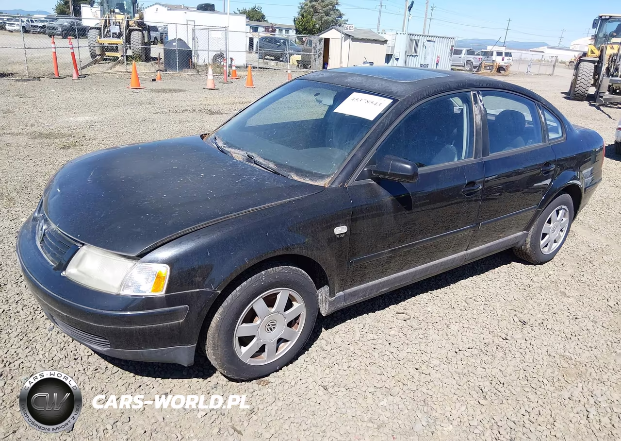 2000 Volkswagen Passat Gls VIN:WVWMA23B1YP362252 - 2