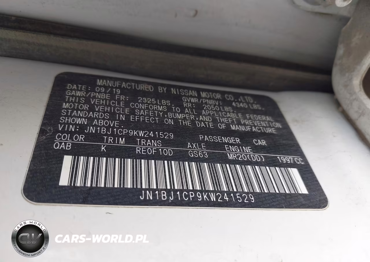 2019 Nissan Rogue Sport Sl VIN:JN1BJ1CP9KW241529 - 9