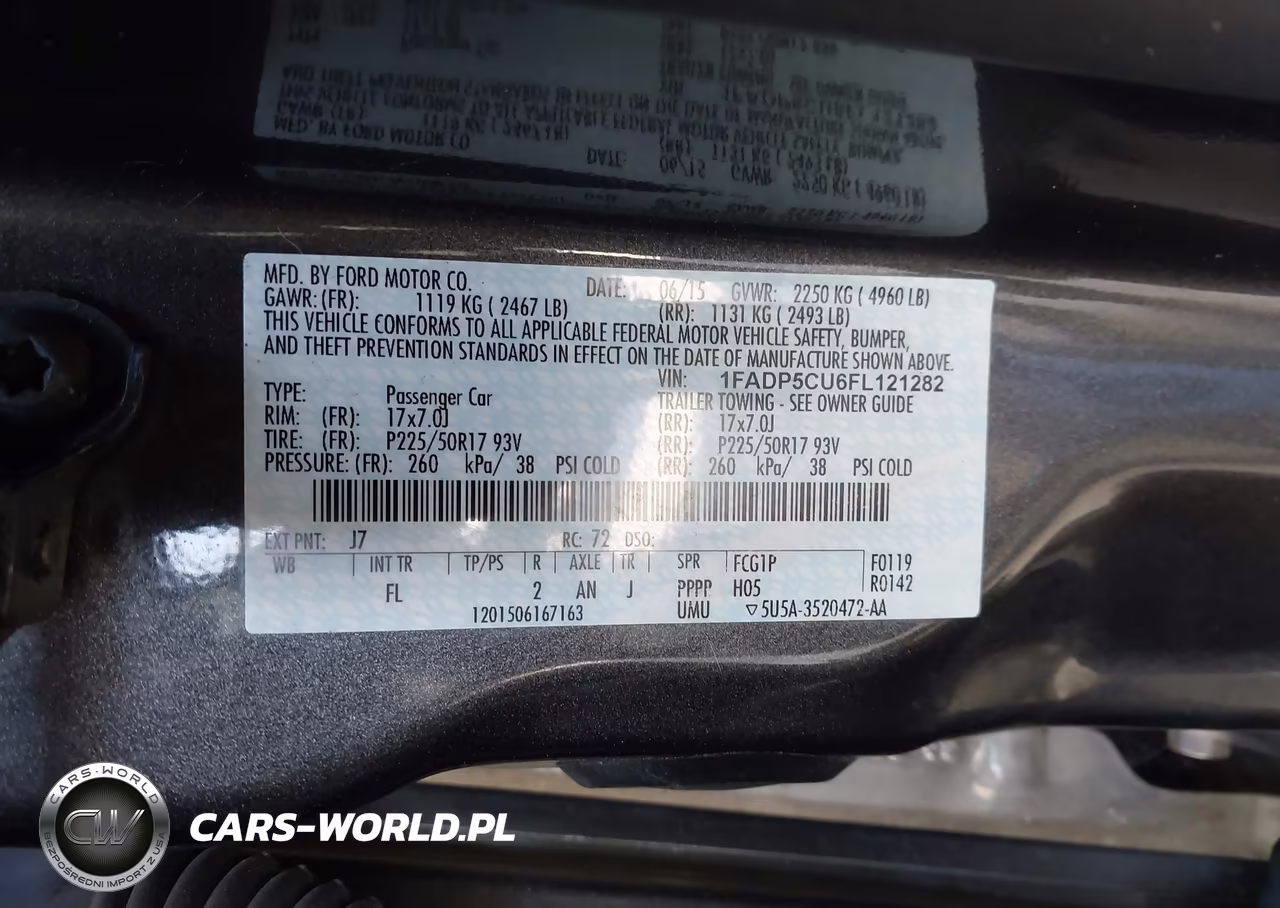 2015 Ford C-Max Energi Sel VIN:1FADP5CU6FL121282 - 9