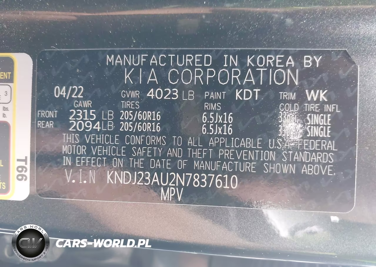 2022 Kia Soul Lx VIN:KNDJ23AU2N7837610 - 9