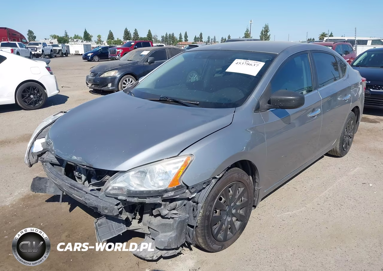 2014 Nissan Sentra Sv VIN:3N1AB7AP2EY318530 - 2
