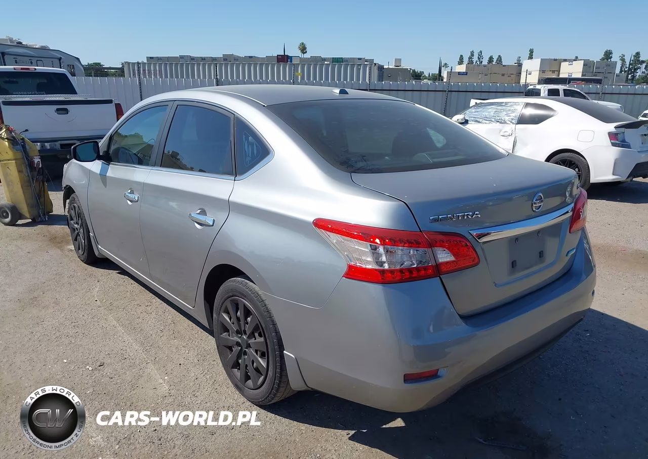 2014 Nissan Sentra Sv VIN:3N1AB7AP2EY318530 - 3