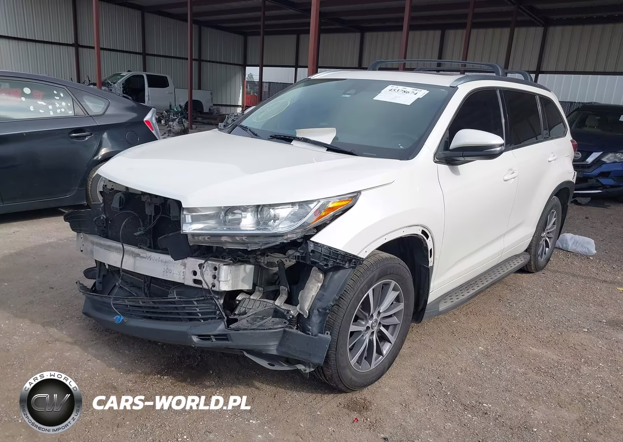 2017 Toyota Highlander Xle VIN:5TDKZRFH7HS510774 - 2