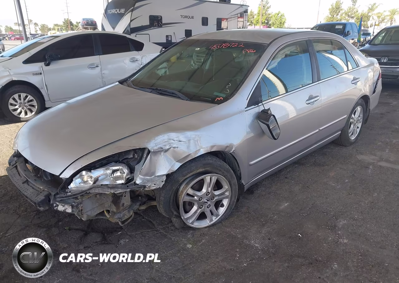 2007 Honda Accord 2.4 Se VIN:JHMCM563X7C003303 - 2