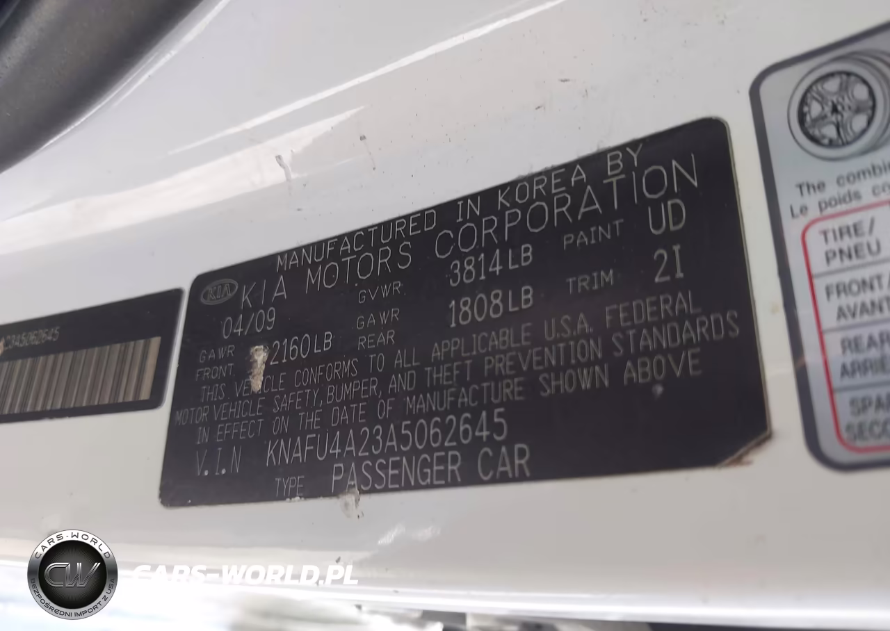 2010 Kia Forte Ex VIN:KNAFU4A23A5062645 - 9