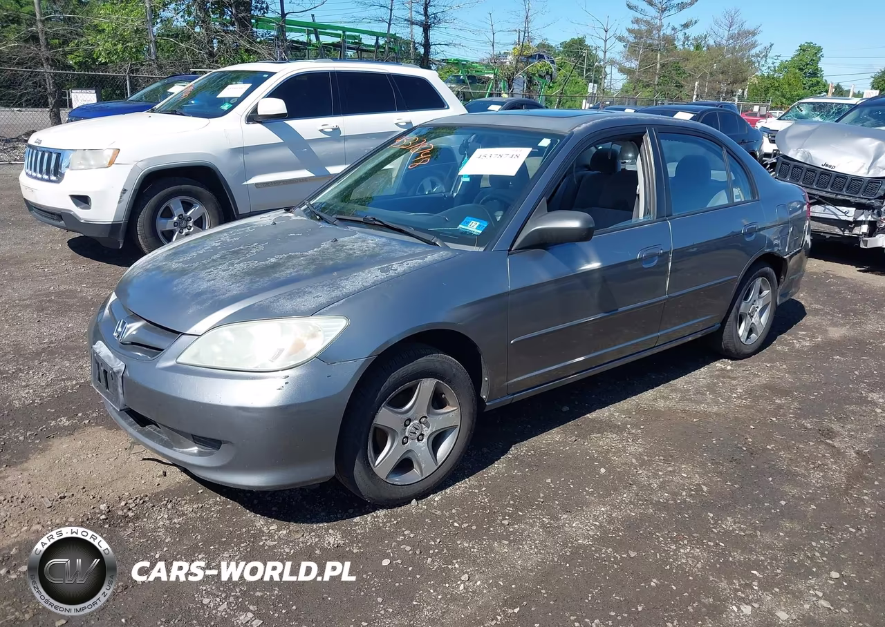 2004 Honda Civic Ex VIN:2HGES26784H527223 - 2