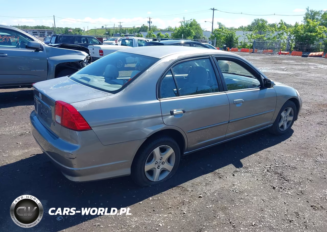 2004 Honda Civic Ex VIN:2HGES26784H527223 - 4