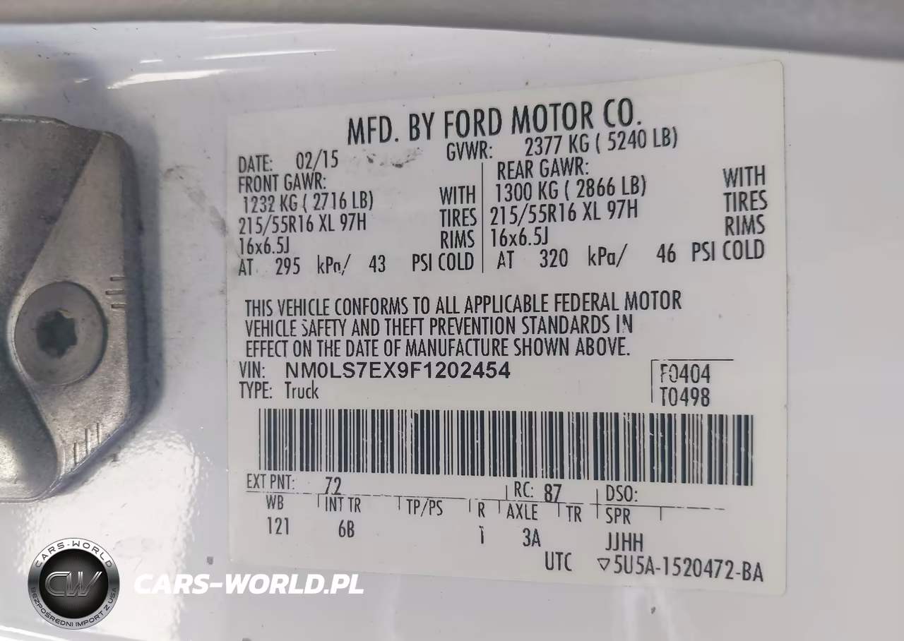 2015 Ford Transit Connect Xl VIN:NM0LS7EX9F1202454 - 9