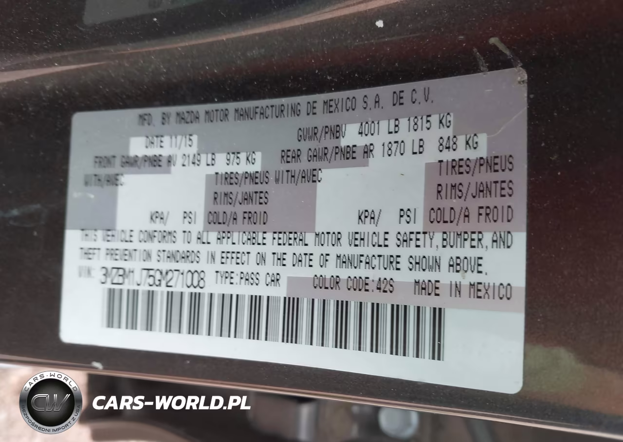 2016 Mazda Mazda3 I Sport VIN:3MZBM1J75GM271008 - 9