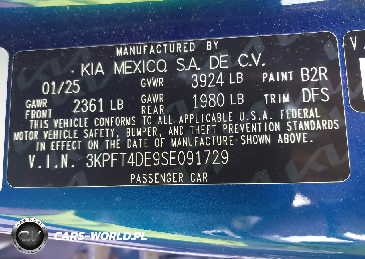 2025 Kia K4 Lxs VIN:3KPFT4DE9SE091729 - 9