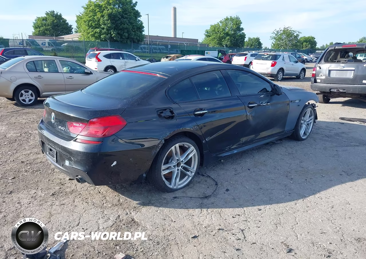 2015 BMW 640 I GRAN COUPE VIN:WBA6A0C5XFD318947 - 4
