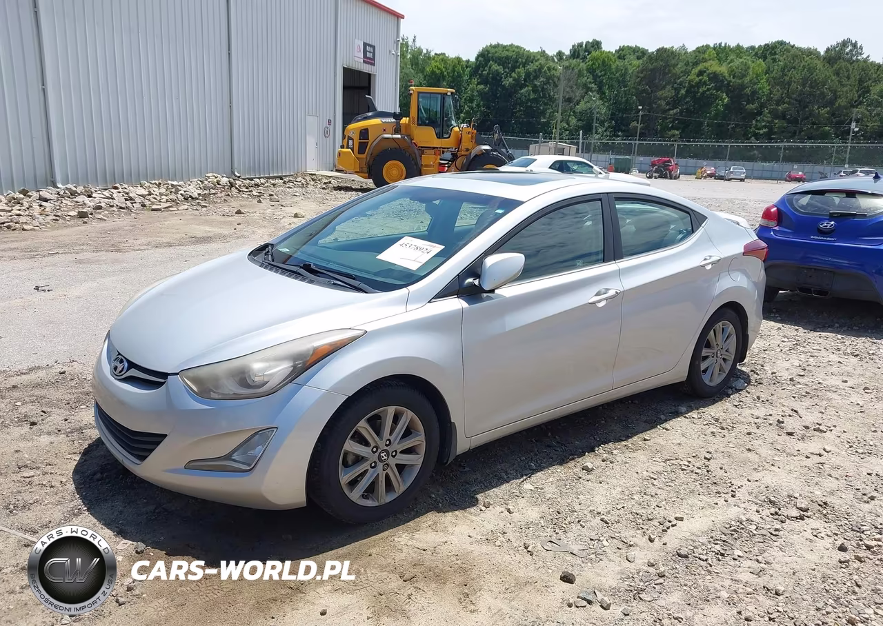2015 Hyundai Elantra Se VIN:KMHDH4AE6FU298675 - 2